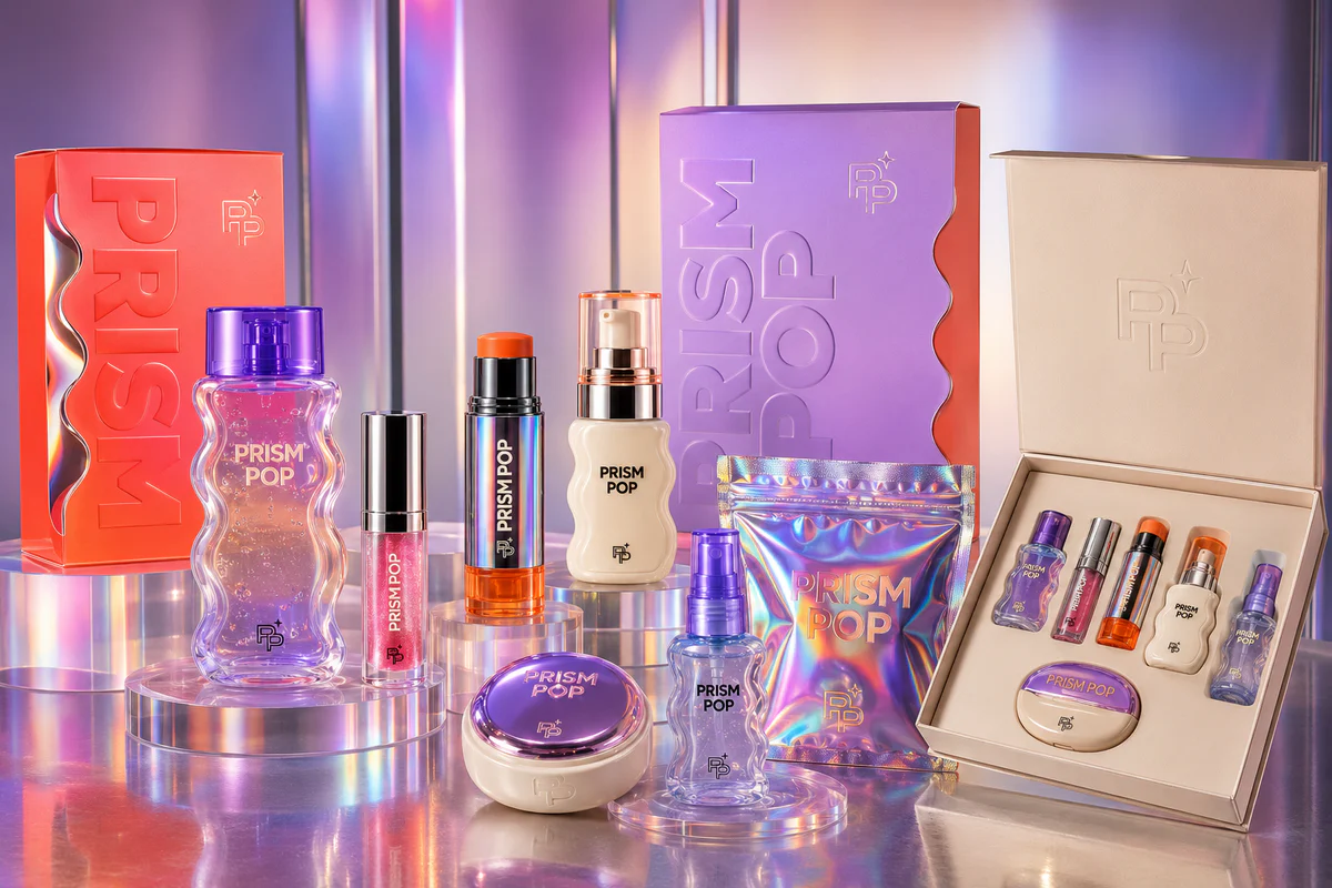 PRISM POP color beauty packaging concept