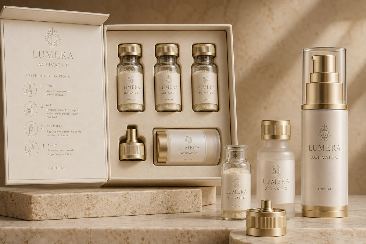 LUMERA ACTIVATE C fresh-mix topical vial system